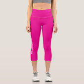 Leggings Capri Be Savage Not Average Exercise (Recto)