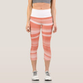 Leggings Capri Beau Blanc Monochrome Bleu (Recto)