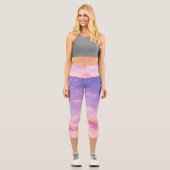 Leggings Capri Beau ciel (Recto)