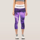 Leggings Capri beau ciel, tonnerre (Recto)