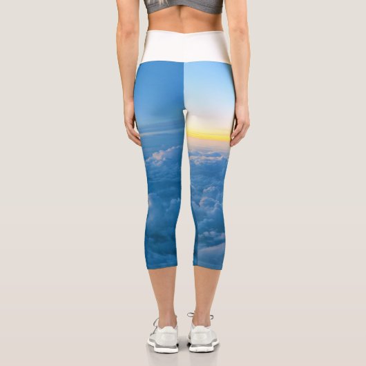 Leggings Capri Beau nuage (Verso)