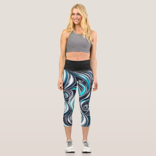 Leggings Capri Beaucoup de bobines Peinture pour design