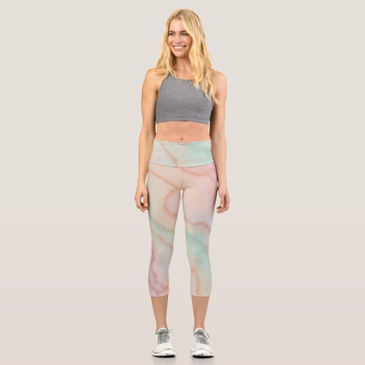 Leggings Capri Beauté du marbre (Recto)