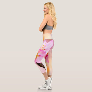 Leggings Capri Beautiful Sakura Cherry