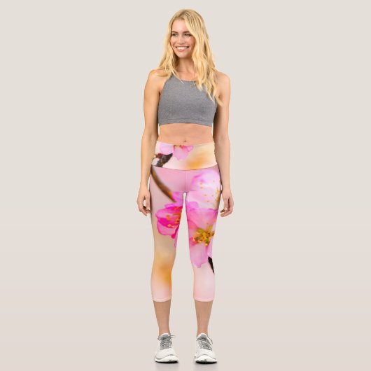 Leggings Capri Beautiful Sakura Cherry (Recto)