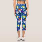 Leggings Capri Bébé requin Motif amusant enfants (Verso)
