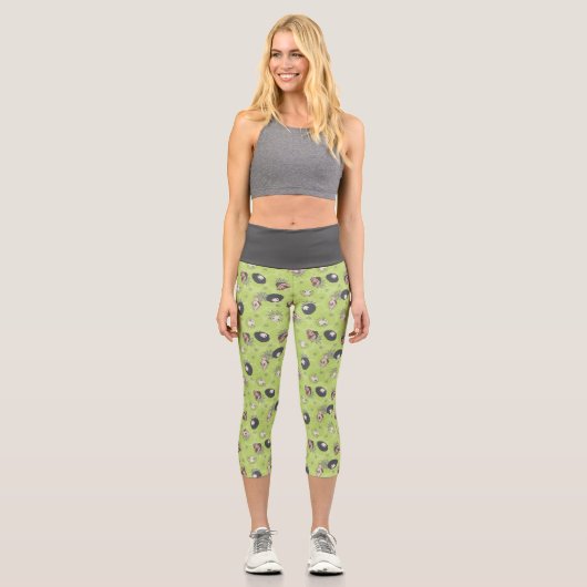 Leggings Capri Beetlejus | Cute Chibi Toss Motif (Recto)