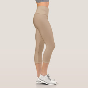 Leggings Capri beige
