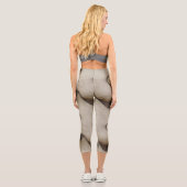 Leggings Capri Belle abstraction laisse une impression durable (Verso)