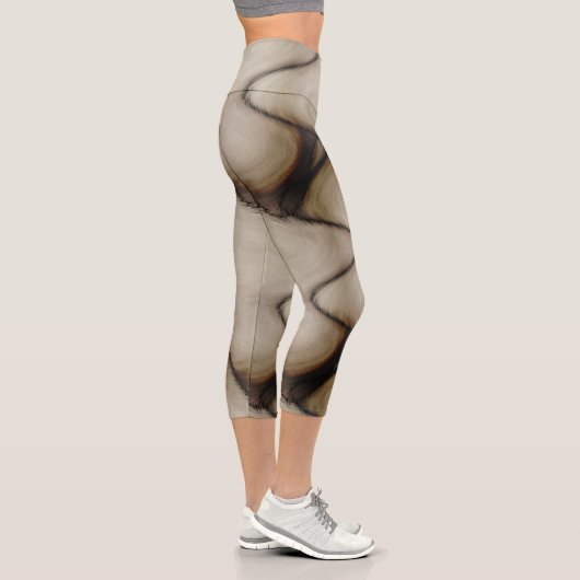 Leggings Capri Belle abstraction laisse une impression durable (Droite)