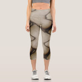 Leggings Capri Belle abstraction laisse une impression durable (Recto)