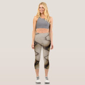 Leggings Capri Belle abstraction laisse une impression durable (Recto)