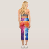 Leggings Capri Belle aquarelle PERSONNALISER (Verso)