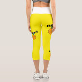 Leggings Capri Belle Capri orange Jaune (Verso)