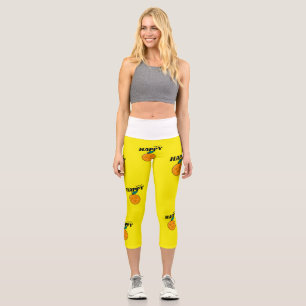Leggings Capri Belle Capri orange Jaune