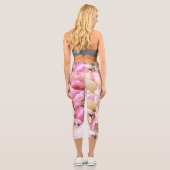 Leggings Capri Belle conception cool girly floral (Verso)