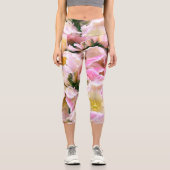 Leggings Capri Belle conception cool girly floral (Recto)