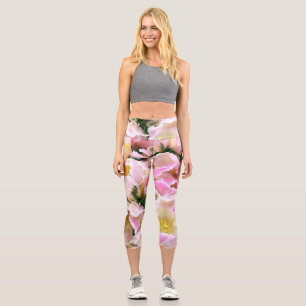 Leggings Capri Belle conception cool girly floral