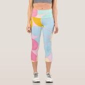 Leggings Capri Belle fleur cool (Recto)