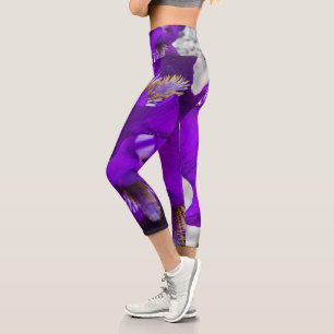 Leggings Capri Belle iris violet