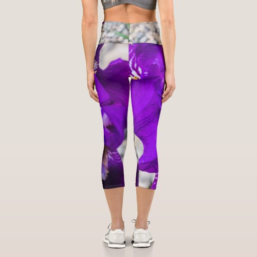 Leggings Capri Belle iris violet (Verso)
