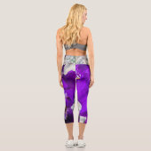 Leggings Capri Belle iris violet (Verso)