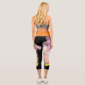 Leggings Capri belle orange (Verso)