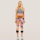 Leggings Capri belle orange (Recto)