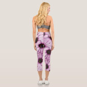 Leggings Capri Belle Ostéosperum rose Détails (Verso)