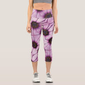 Leggings Capri Belle Ostéosperum rose Détails (Recto)