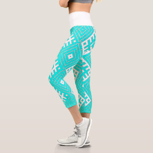 Leggings Capri Biélorussie Б л а р у е National Folk Print Leggin