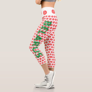 Leggings Capri Biélorussie Motif folklorique В ы ш в и а н Leggin