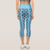 Leggings Capri Blackbird Sleeping in Front of the TV Comic (Verso)