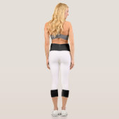 Leggings Capri Blanc et noir (Verso)