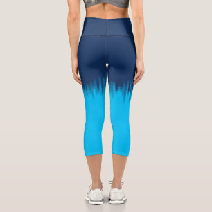 Leggings Capri Bleu