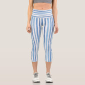 Leggings Capri Bleu & Blancs Hanoukka (Recto)