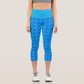 Leggings Capri bleu bleu (Recto)