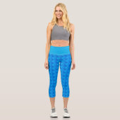 Leggings Capri bleu bleu (Recto)