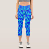 Leggings Capri bleu cool (Recto)
