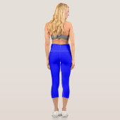 Leggings Capri Bleu (couleur unie) (Verso)