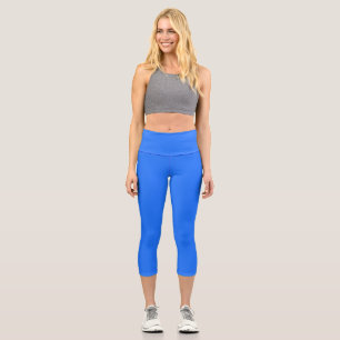 Leggings Capri Bleu (Crayola) (couleur unie)