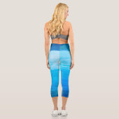 Leggings Capri Bleu Dégradé (Verso)