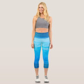Leggings Capri Bleu Dégradé (Recto)