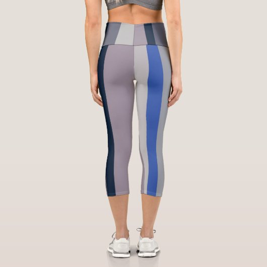 Leggings Capri Bleu et Violet (Verso)