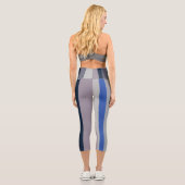 Leggings Capri Bleu et Violet (Verso)