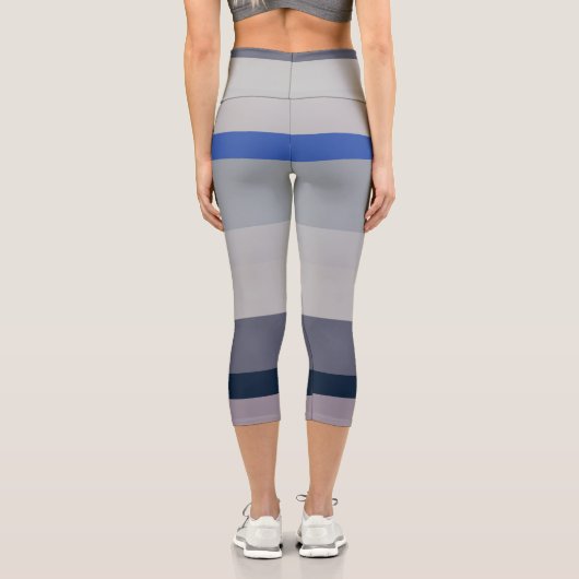 Leggings Capri Bleu et Violet (Verso)