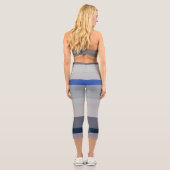 Leggings Capri Bleu et Violet (Verso)