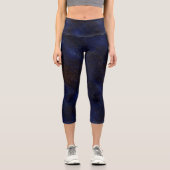 Leggings Capri bleu foncé (Recto)