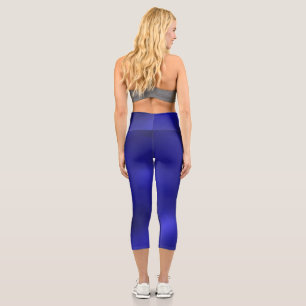 Leggings Capri Bleu Inspiré 21 par Kristalin Davis