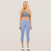 Leggings Capri Bleu périphérique (Recto)